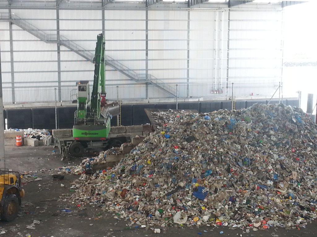 NYC recycling plant